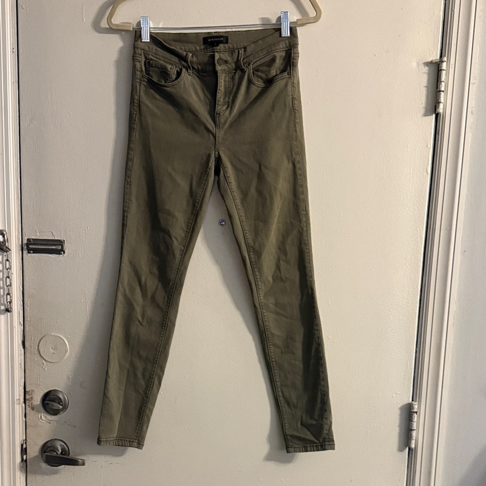Ann Taylor Olive Green Pants